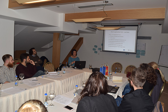 Trajnim mbi Ciklin e Manxhimit të Projekteve organizuar në kuadër të Programit Mal i Zi – Kosovë 2014-2020 mbajtur në Pejë