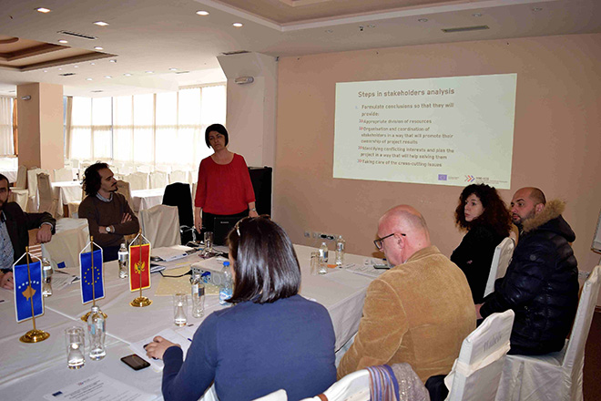 Obuka na temu Upravljanje projektnim ciklusom organizovana u okviru Programa prekogranične saradnje Crna Gora – Kosovo 2014-2020